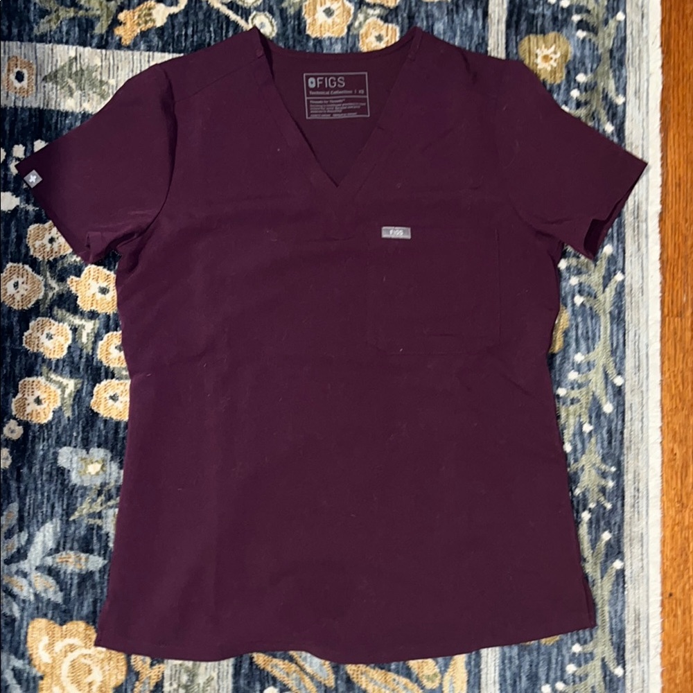 Figs caterina one top, size XS, purple jam